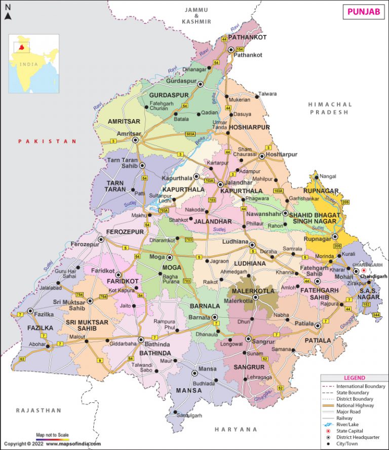 Punjab Map 768x888 