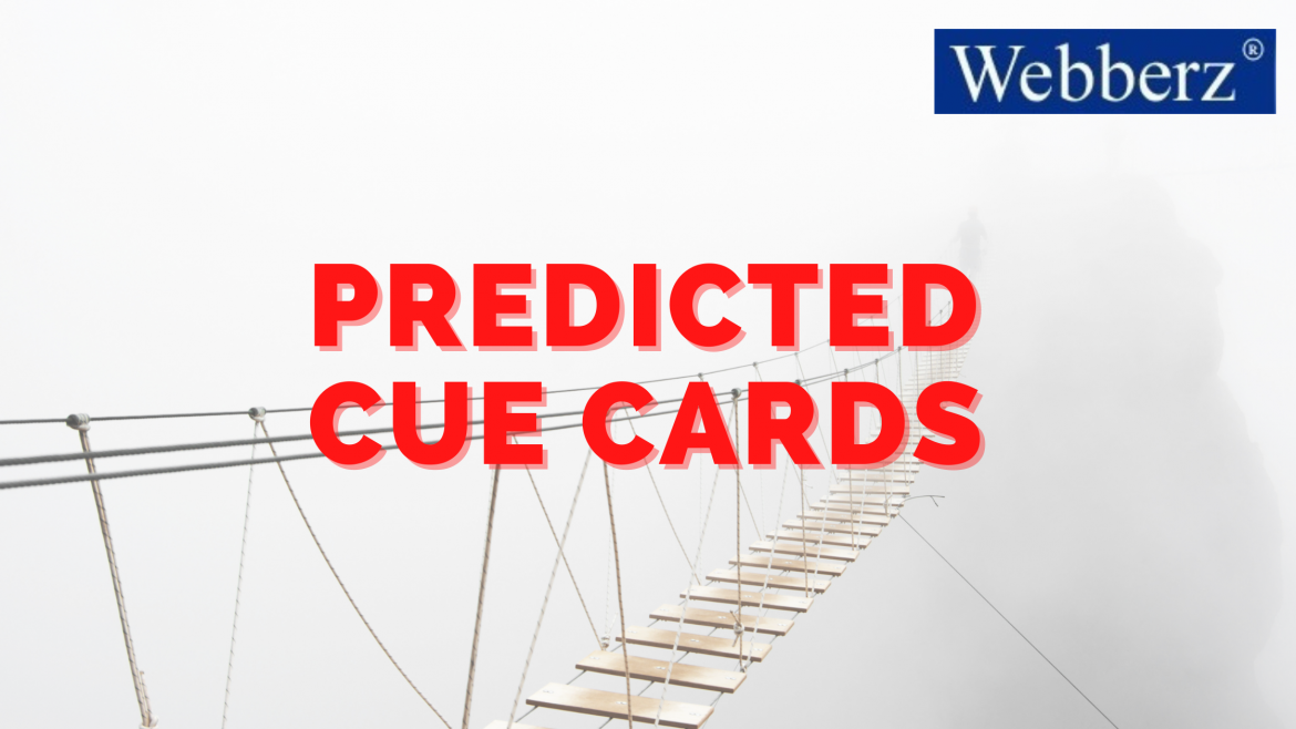Predicted IELTS Speaking Cue Cards – Jan – Mar 2023