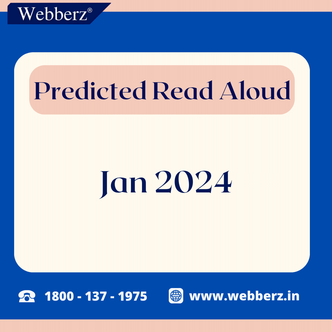 Practice Read Aloud – January 2024