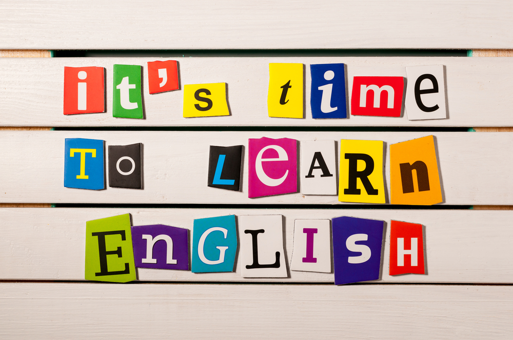 It is time to learn english